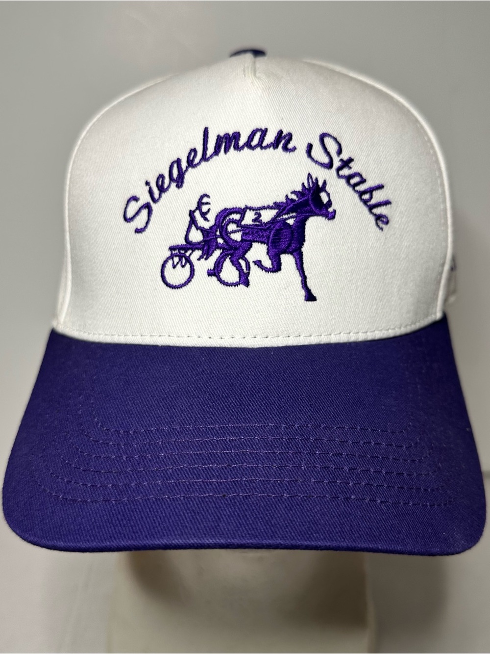 Siegelman Stable x Taco Bell Collab Two-Tone White and Purple Baseball Cap Rare